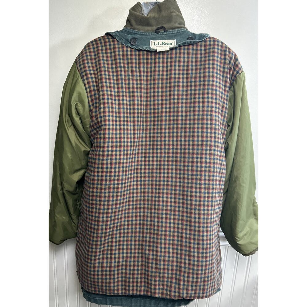 Vintage LL Bean Barn/Chore Coat - Primaloft Liner - Made In USA - Women L Green - Picture 7 of 16